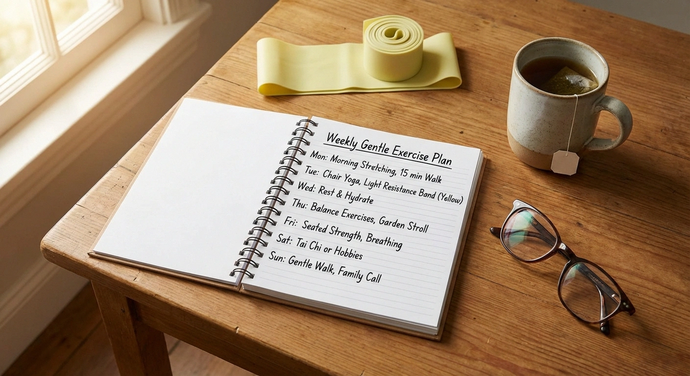 Daily exercise plan for seniors with neuropathy