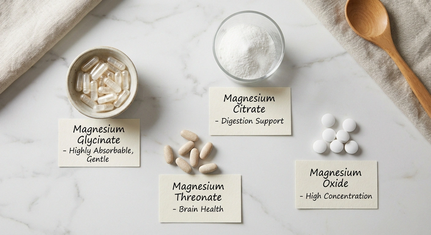 Different types of magnesium supplements compared