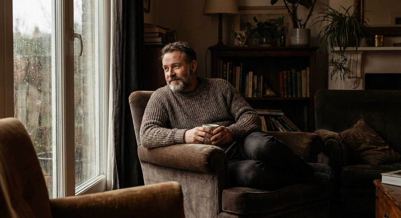 Person reflecting on the emotional impact of chronic neuropathy pain and considering PTSD symptoms