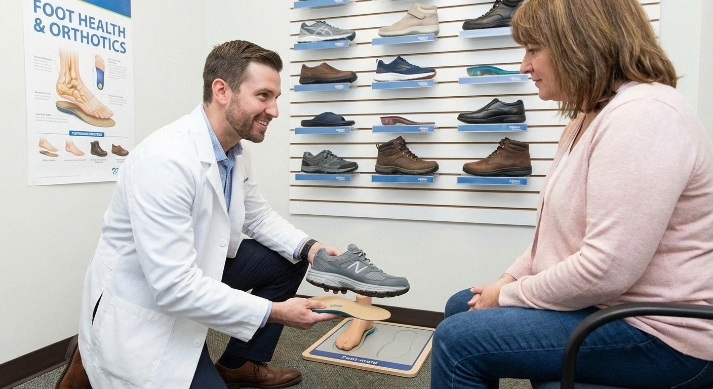 Custom orthotics and stable supportive shoes for Charcot-Marie-Tooth CMT neuropathy management