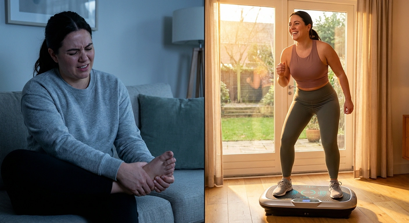 vibration therapy before after