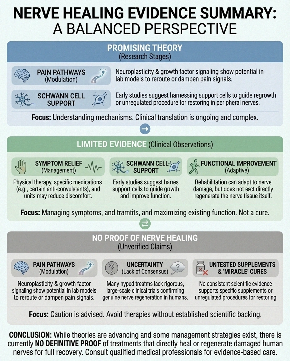 Balanced research summary infographic on keto diet and neuropathy