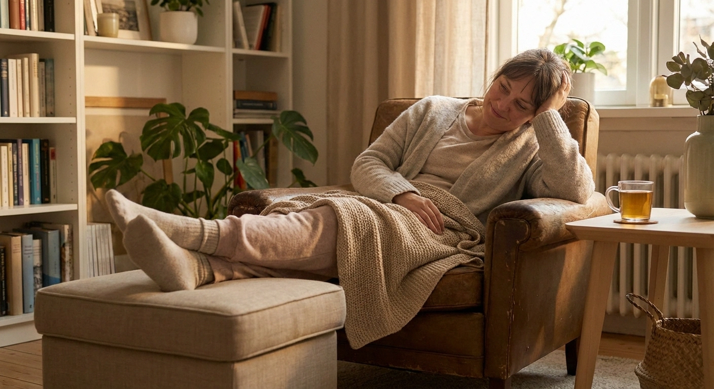 Person resting at home representing quality of life impact of living with peripheral neuropathy