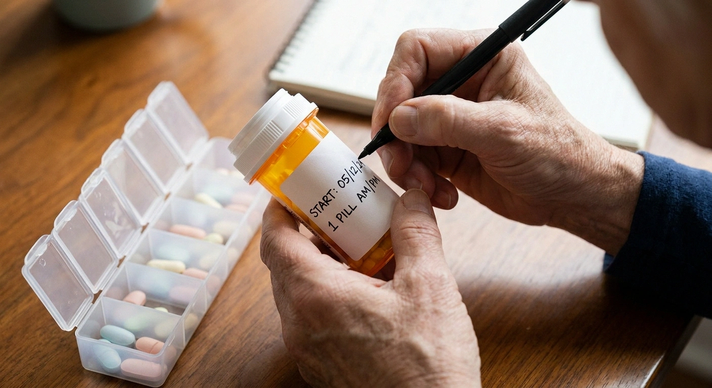 Careful tramadol medication management — tracking start date and dosing schedule for neuropathy treatment