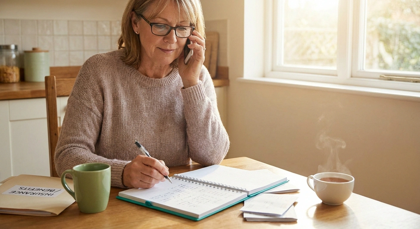 Patient calls insurance to verify Axon Therapy coverage before scheduling treatment.