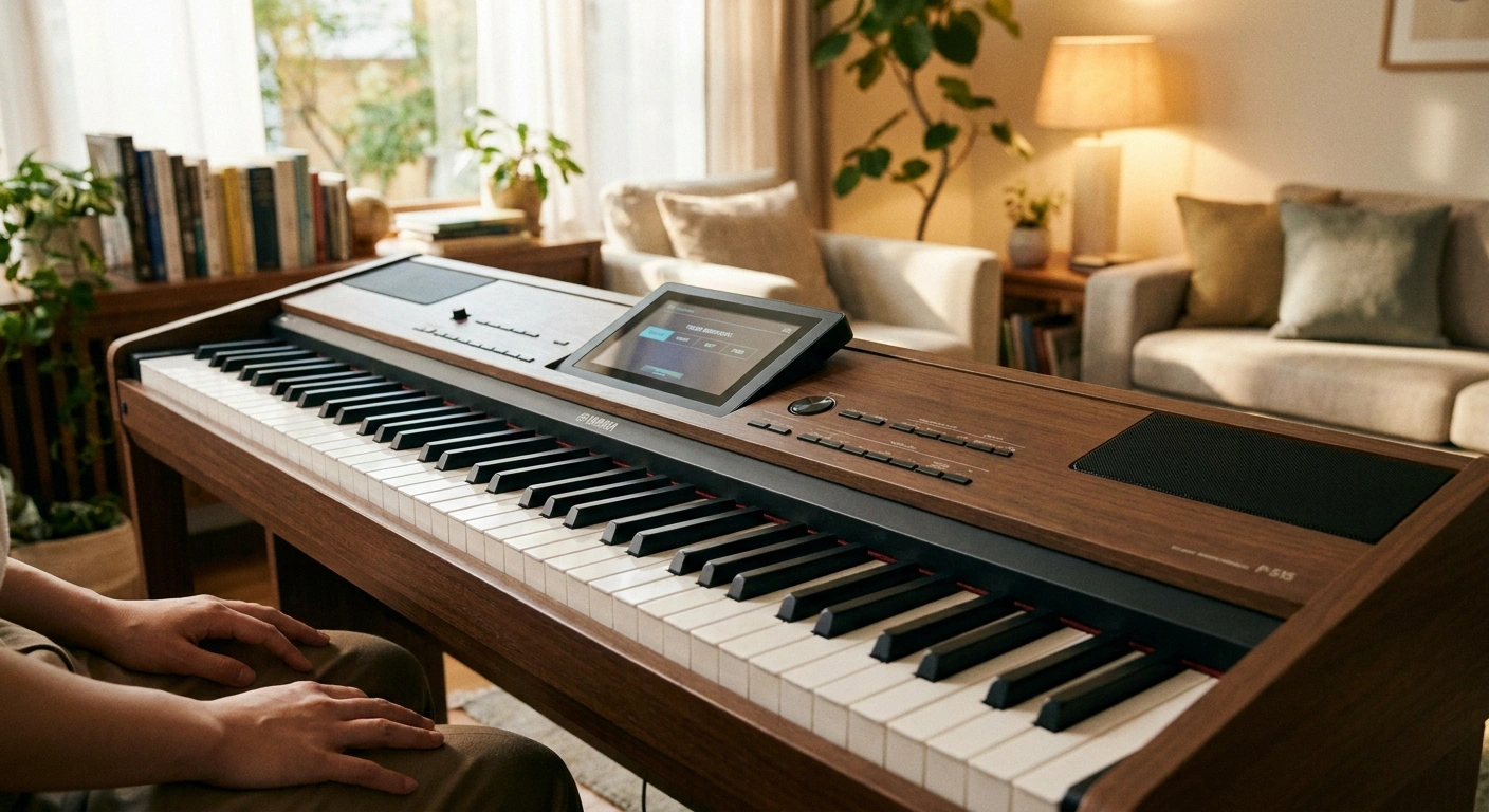 Digital piano with adjustable touch settings for playing piano with hand neuropathy