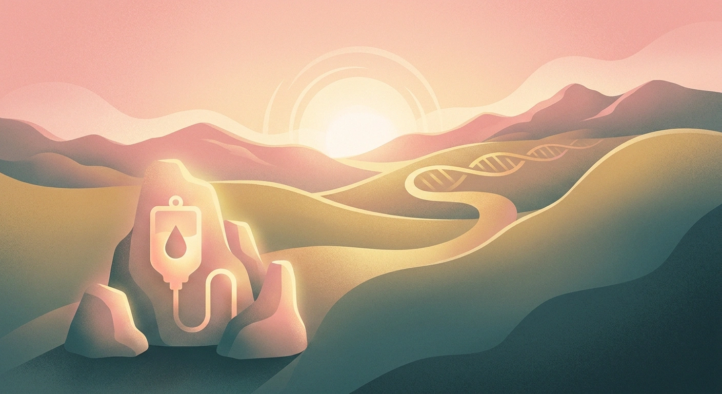 Conceptual sunrise illustration representing the transformative impact of checkpoint inhibitor cancer therapy